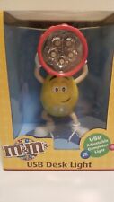 Collectible M&M's Adjustable USB Computer / LED Desk Light ~ Yellow Peanut picture