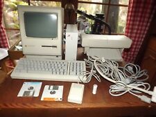 1986 Apple Macintosh Plus Computer with data frame 30, printer, keyboard, mouse. picture