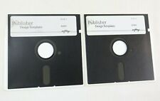 Vintage Key Publisher Design Templates 2 Discs SoftKey 5.25 Floppy picture