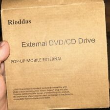 New Rioddas External DVD/CD ROM Drive USB 3.0/ Model BT638/ for Laptop, PC, Mac picture