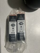 Genuine Canon PGI-270 Ink Cartridge Black - 2 Pack in Retail Packing picture