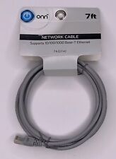 Onn Network 7 ft Cable Supports 10/100/1000 Base-T Ethernet picture