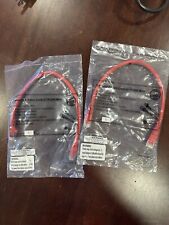 2x Pack Lot  1 ft Gear It CAT6 Patch Cable Cord Wire Red 1CAT6E-RED 🔥NEW🔥 picture