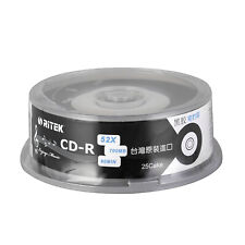 25pcs CD-R Blank Discs Vinyl Black Record 700MB 80min 52X 65mm Circle Printable picture