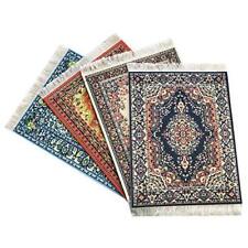 Set of 4 Carpet Mousepads, Oriental Miniature Rug Style Computer Mouse Pad,   picture