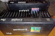 Two (2) Intel Pentium II Processors w/ MMX 266Mhz Vintage + Heatsinks picture