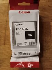 Canon PFI-107BK Black Ink Tank; Genuine Factory Sealed picture