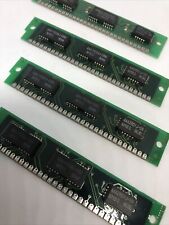 Set of 4 256K 30-pin SIMM RAM 256 Kbyte 80ns Pair TOTAL 1MB 3-chip IBM Apple XT picture