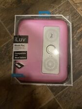 Very Nice Pink ILuv Music Pac Portable Speaker And Case New picture