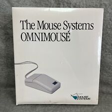 NOS Vintage NEW SEALED The Mouse Systems Omnimouse PC DOS MS 2.1 Rs232c Port MSC picture