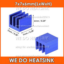 7x7x6mm With or Without Tape Aluminum Heatsink Cooler Radiator for Electronic IC picture