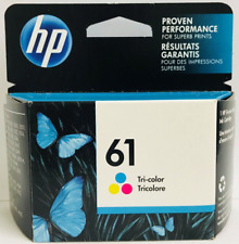 New Genuine HP 61 Color Ink Cartridge Retail Box Deskjet 1050 1055, 1510, 2050 picture