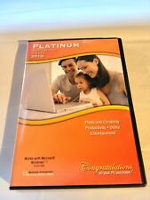 Platinum Software Suite Deluxe 2010 Vintage Rare Preowned  picture