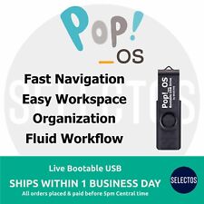 Pop OS 22.04 LTS Linux 64bit - USB Drive Ships Free Within 1 Biz Day picture