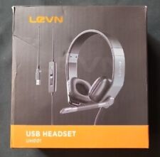 NEW NIB Levn Usb Headset Uh001 Teams Zoom Mic And Speakers picture