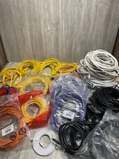 Cat 6 Huge lot of 55 used and New Ethernet USB Cables 3 ft to 25 ft Shaxon Monop picture