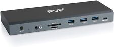 RVP+ 14 in 1 USB-C Quadruple Display Docking Station, 100W, Dual 4K or Single 5K picture