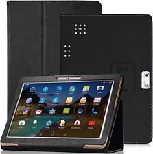 YELLYOUTH 10.1 Inch Android Tablet Case, PU Leather Folio Cover Compatible with  picture