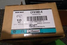CFX10EI-X PANDUIT 2 Box of 10 WIRE DUCTING COUPLER FITTING Pan-way  quantity 20 picture