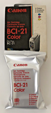 Vintage Canon BCI-21 Tri-Color Ink Cartridge For BC-21 Color Bubble Jet w/Box picture