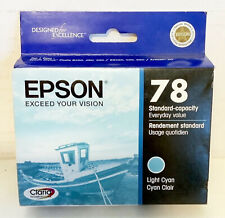 SEALED Epson 78 Claria Hi-Definition LIGHT CYAN Standard Ink Cartridge EXPIRED picture
