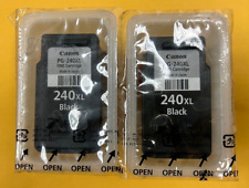 Lot of 2 Genuine OEM Canon PG-240XL Black Ink Bulk Packaging  picture