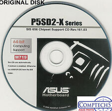 ASUS GENUINE VINTAGE ORIGINAL DISK FOR P5SD2-X Motherboard Drivers Disk M719 picture