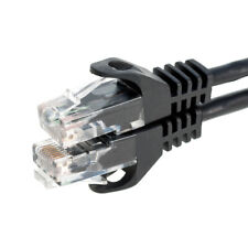 CAT6e / CAT6 Network Patch Cable RJ-45 Ethernet LAN Cable Black 25FT - 200FT LOT picture