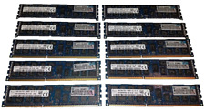 LOT OF 10 SK HYNIX HMT42GR7BFR4C 160GB (10x16GB) 2RX4 PC3-14900R SERVER MEMORY picture