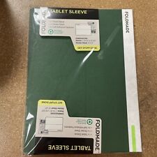 Foldmade Paperboard Tablet Sleeve - Jade Green, Magnetic Closure  picture