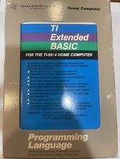 TI EXTENDED BASIC 1980 Texas Instrument TI-99/4a Command Module, Untested picture