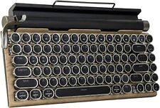 Typewriter-Style Retro Mechanical Keyboard LED Backlight 83 Keys Bluetooth picture