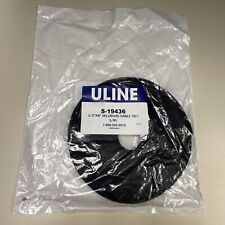 Uline S-19436	Black Hook and Loop Closure One Wrap Cable Ties 1/2
