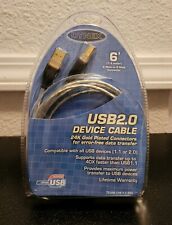 Dynex USB 2.0. A-B DEVICE CABLE 6 FEET 1.8 m NEW SEALED picture