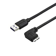 StarTech.com 2m 6 ft Slim Micro USB 3.0 Cable M/M - Right-Angle Micro-USB - USB  picture