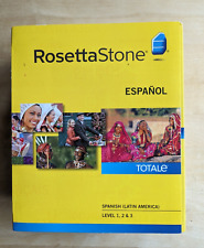 Rosetta Stone Spanish / Espanol Latin America Level 1-3 V 4 w/ Headset NEW picture