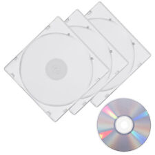 50 Pack Standard CD DVD Cases Single Slim Disc Storage Assembled Clear PP Tray picture