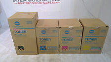 Genuine Konica Minolta C350/CS180 *SET OF 4* Toners TN310K,TN310C,TN310M,TN310Y picture
