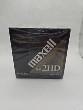 Maxell MF2HD Floppy Disks 1.44MB IBM & Compatibles Formatted 10pk NEW SEALED picture