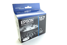 Epson 157 Photo Black Ink Cartridge - T157120 Genuine - OEM - EXP 2017 - Sealed  picture