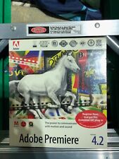 Adobe Premiere 4.2 Retail 1996 Windows 95 NT 3.51 OS Vintage Software NEW SEALED picture
