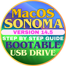 Mac OS Sonoma 14.5, Bootable 32GB USB, Install, Repair, Instructions, Fast Ship picture