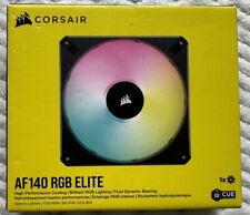 CORSAIR AF140 RGB ELITE 140mm Case Fan - Black (1-Pack) Open Box, NEW  iCue picture