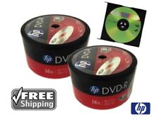 100-PACK 16X HP Logo Top Blank DVD-R DVDR Disc 4.7GB + 1 FREE HP-DVD+RW Disc picture