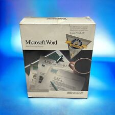⭐️Microsoft Word 1988 Version 5.0 IBM Word Processing Program - New Sealed Box picture