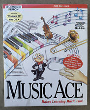 MUSIC ACE CD-ROM Windows XP Macintosh OS X *ALL AGES of Fun Learning Music *NEW picture