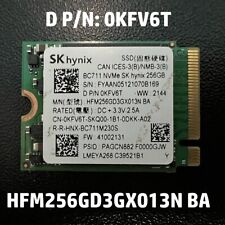 *NEW PULL* SK HYNIX BC711 256GB M.2 2230 PCIe NVMe SSD Part #:HFM256GD3GX013N BA picture