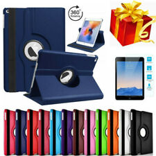 For Apple iPad Air 1 2 Case 360 Rotating Leather Folio Stand w/Screen Protector picture