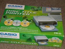 NEW Casio CW-50 CD/DVD Disc Title Printer picture
