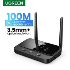 UGREEN 100m Long Range Bluetooth 5.0 Receiver AptX Audio Transmitter For TV Home picture